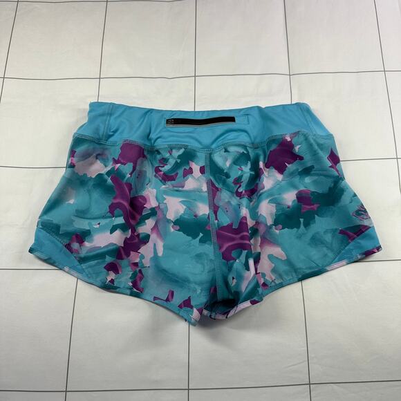 Rabbit Running Shorts Womens Small Blue Catch Me If You Can 2.5" Athletic Sport - Picture 3 of 12